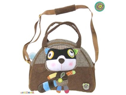 ecosnoopers stylova detska taska myval hnedy