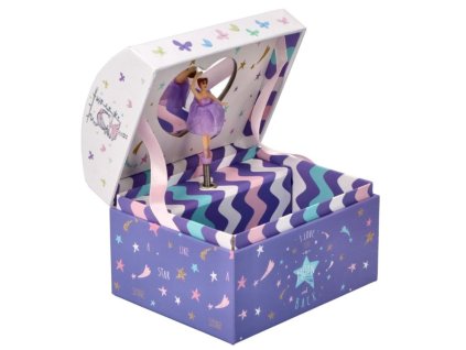 hracia skrinka s tancujucou baletkou adam toys fialova