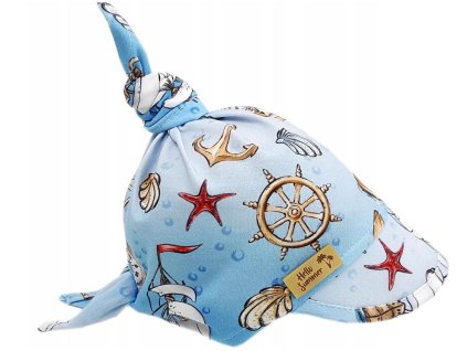 detska bavlnena satka so siltom na zavazovanie premium baby nellys kormidlo