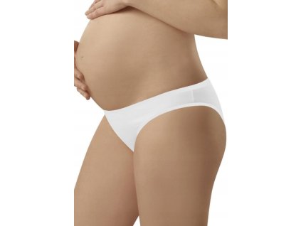 Bavlněné kalhotky Mama Mini, 1ks v balení, bílé (Velikost oblečení M (38))