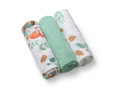 muselinove super makke plienky 3ks zvieratka matove