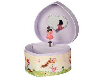 hracia skrinka sperkovnica srdicko goki lila