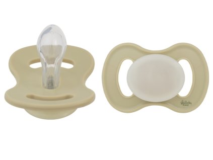 cumlik silikon symetricky nocny svietiaci 2ks lullaby planet 0 6m oliva