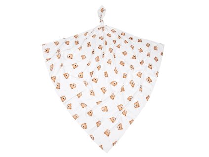 luxusna osuska plienka 110x110cm bambusova medvedik