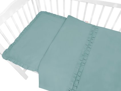 2-dílné bavlněné povlečení, Royal - tm. mátová (Velikost povlečení 120x90)