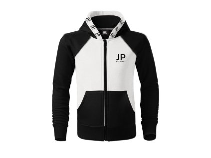 chlapcenska mikina na zips soccer biela 1
