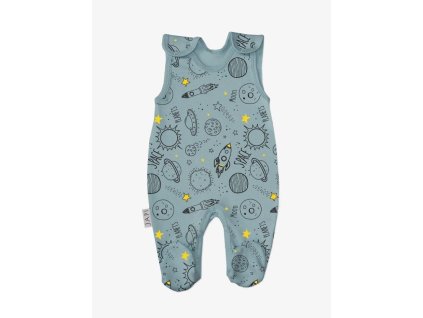 dojcenske dupacky space space potlac zelena 1