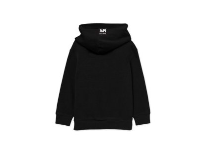 Chlapčenská mikina na zips hrubá CHARCOAL - 116 - Čierna