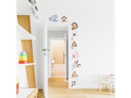 101 zvieratka okolo dveri inspio nalepka na stenu dekoracie 2 full