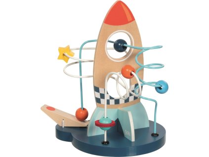 motoricka hra vesmirna raketa s katapultom a planetkami goki