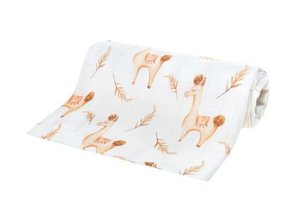 bambusova plienka 75x75cm lux alpaka