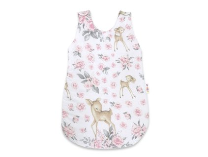 spaci vak baby nellys srnka a ruze 70 cm ruzova