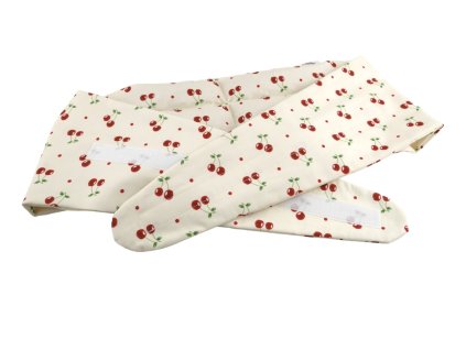 bedrovy nahrievaci pas s ceresnovymi kostkami termofor cherry life ecru