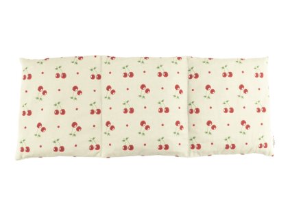 trojkomorovy nahrievaci pas s ceresnovymi kostkami termofor cherry life ecru