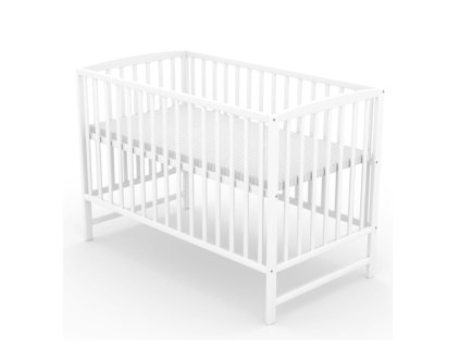 postielka pre babatko anna 120x60cm so spustacim bokom biela