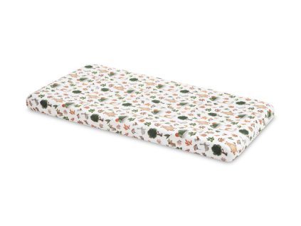 bavlnena prestieradlo do postielky 120x60cm lesna priroda
