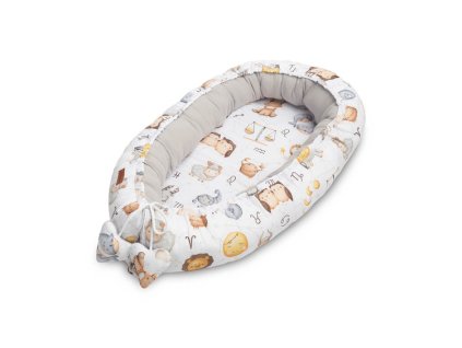 hniezdocko kokon pre babatko muselin zvieratka seda