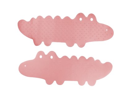 protismykova podlozka do vane krokodil 33x90 cm ruzova