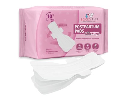 vysoko absorpcne poporodne vlozky s kridelkami 10ks