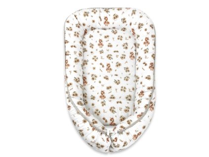 hniezdocko kokon pre babatko bavlna kacicky biela bezova