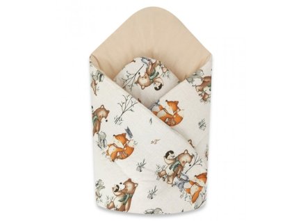 novorodenecka zavinovacka bavlna friends time latte