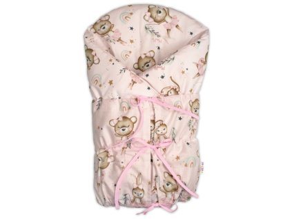 klasicka retro zavinovacka lally snurovacia s vyplnou little balerina ruzova