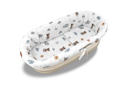 3d sada do kosa kocika bavlna meda pilot biela modra