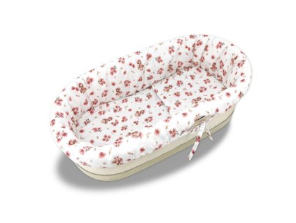 3d sada do kosa kocika bavlna kacenky biela pudrovo ruzova