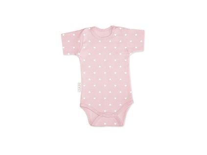detske body pre dievcata mini s kratkym rukavom tmava ruzova 3