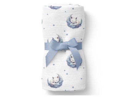 bambusova plienka 75x75cm lux listicky