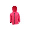 Softshellová parka dievča jednofarebná
