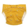 Mamatti Látková plenka EKO sada - kalhotky + 2 x plenka, Mýval, vel. 3 - 8 kg hořčicová (Velikost 5 - 14 kg)