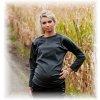 Be MaaMaa Těhotenské triko/halenka ELPIS dl. rukáv, vel. S/M (Velikost oblečení S/M)