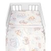 Baby Nellys 3-dílná sada Mantinel s povlečením, Sweet Dreams, bílá (Velikost povlečení 135x100, Rozměry polštáře 40 x 60, Rozměry přikrývky 120 x 90)