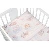 Baby Nellys 3-dílná sada Mantinel s povlečením, Sweet Dreams, bílá (Velikost povlečení 135x100, Rozměry polštáře 40 x 60, Rozměry přikrývky 120 x 90)