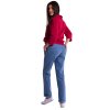 Be MaaMaa Těhotenské kalhoty letní bez břišního pásu - tmavý jeans (Velikost oblečení M (38))