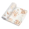 flanelova plienka 70x80 cm sny zvieratiek biela bezova