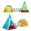 detsky stanovy set 3v1 iplay tipi iglo a tunel farebny