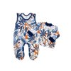 Baby Nellys  2-dílná sada, bavlněné dupačky s košilkou Jungle (Velikost 50 (0-1m))