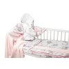 6-ti dílná výhod. sada s dárkem pro miminko Baby Nellys, 120x90 Slon a duha, růžová/bílá (Velikost povlečení 120x90)