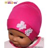 bavlnena ciapocka kvetinky baby nellys syto ruzova