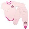2 dielna sada g baby body dl rukav polodupacky pony farm ruzova vel 68