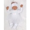 Z&Z 5-dílná soupravička sukničkobody, punčochy, čepička, čelenka, botičky - bílá (Velikost 86 (12-18m))
