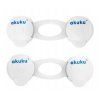 univerzalny uzaver kratky 2 ks 10 cm biely
