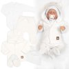 Pletená sada oblečení pro miminko, Star 5D - bílá (Velikost 56 (1-2m))