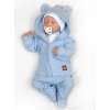 Pletená sada oblečenia pre bábätko, Star 5D - modrá (Velikost 56 (1-2m))