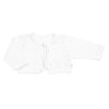 Luxusní pletená sada pro holčičku na křtiny a oslavu 4D design - bílá (Velikost 56 (1-2m))