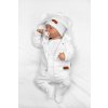 Bavlněná souprava pro miminko do porodnice 5D, Made with love, bílá (Velikost 50 (0-1m))