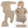 Rostoucí 3dílná sada pro miminko Nature - taupe (Velikost 50/56 (0-2m))