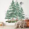 10121 stromy detske nalepky na stenu ihlicnaty les forest mesiac full